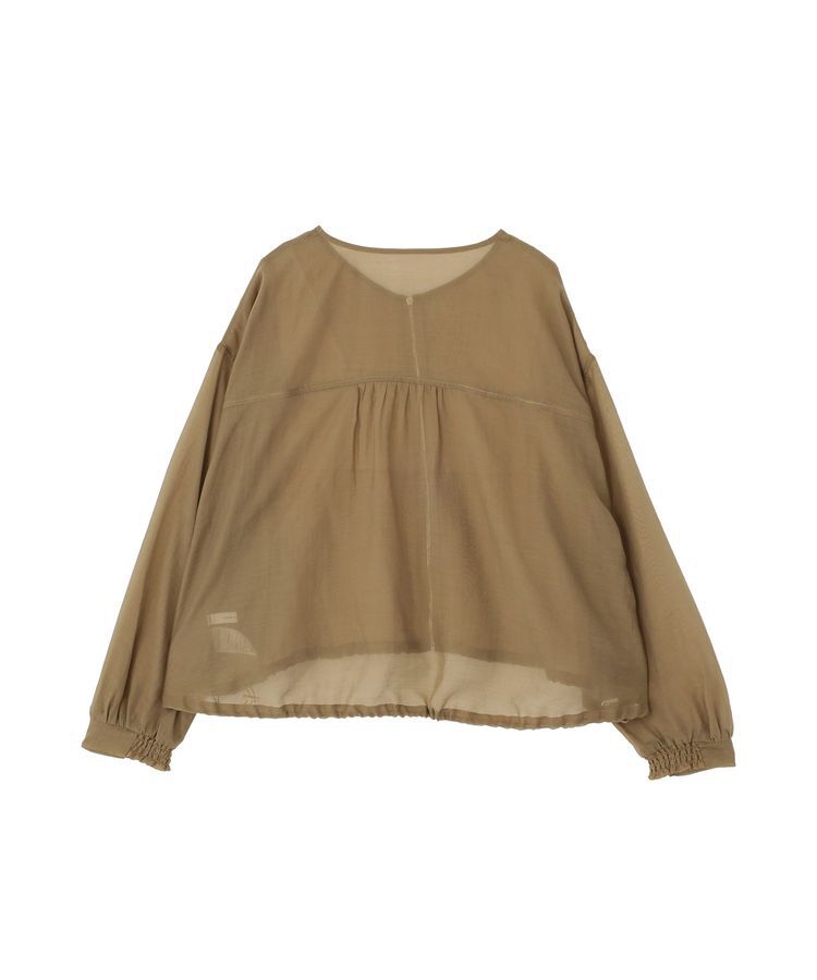 AMERICAN HOLIC「【WEB限定】ノーカラーシアーZIPブルゾン」|ブルゾン・スタジャン|