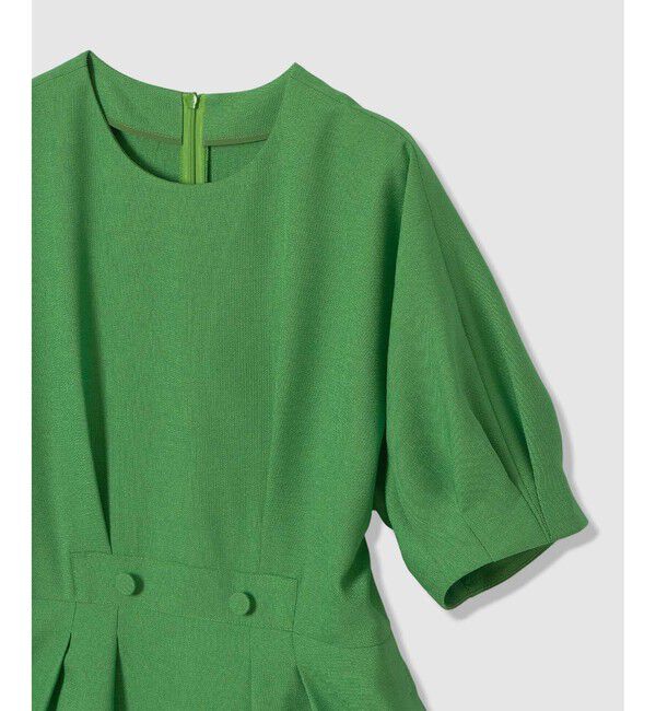 allureville「リネンライクタッキングワンピース」|ワンピース|