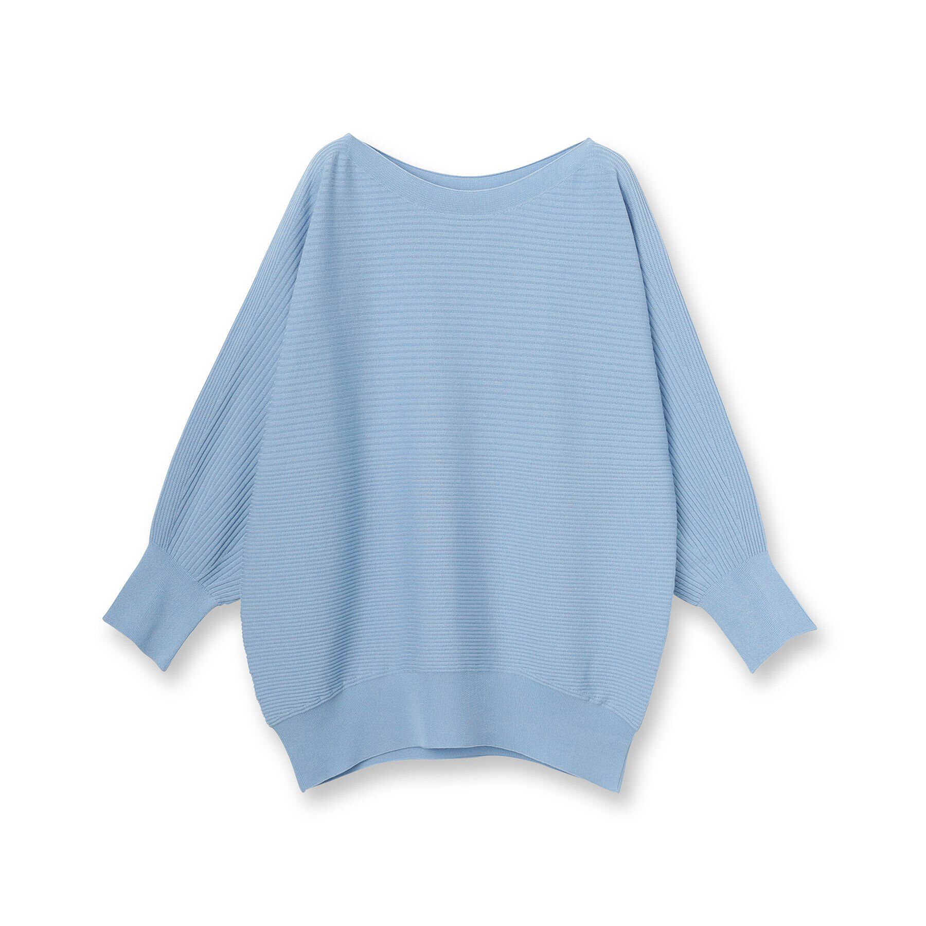 INDIVI「【洗える／無縫製】美シルエット ドルマンスリーブニット」|ニット・セーター|