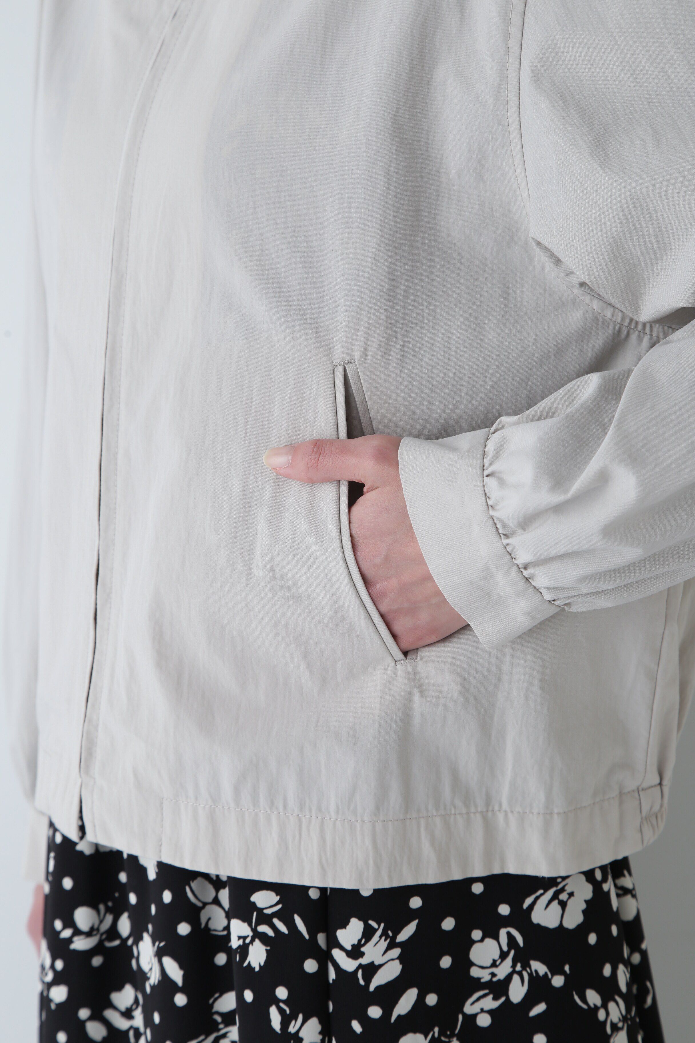  「◆ノーカラーショートブルゾン」|ブルゾン・スタジャン|