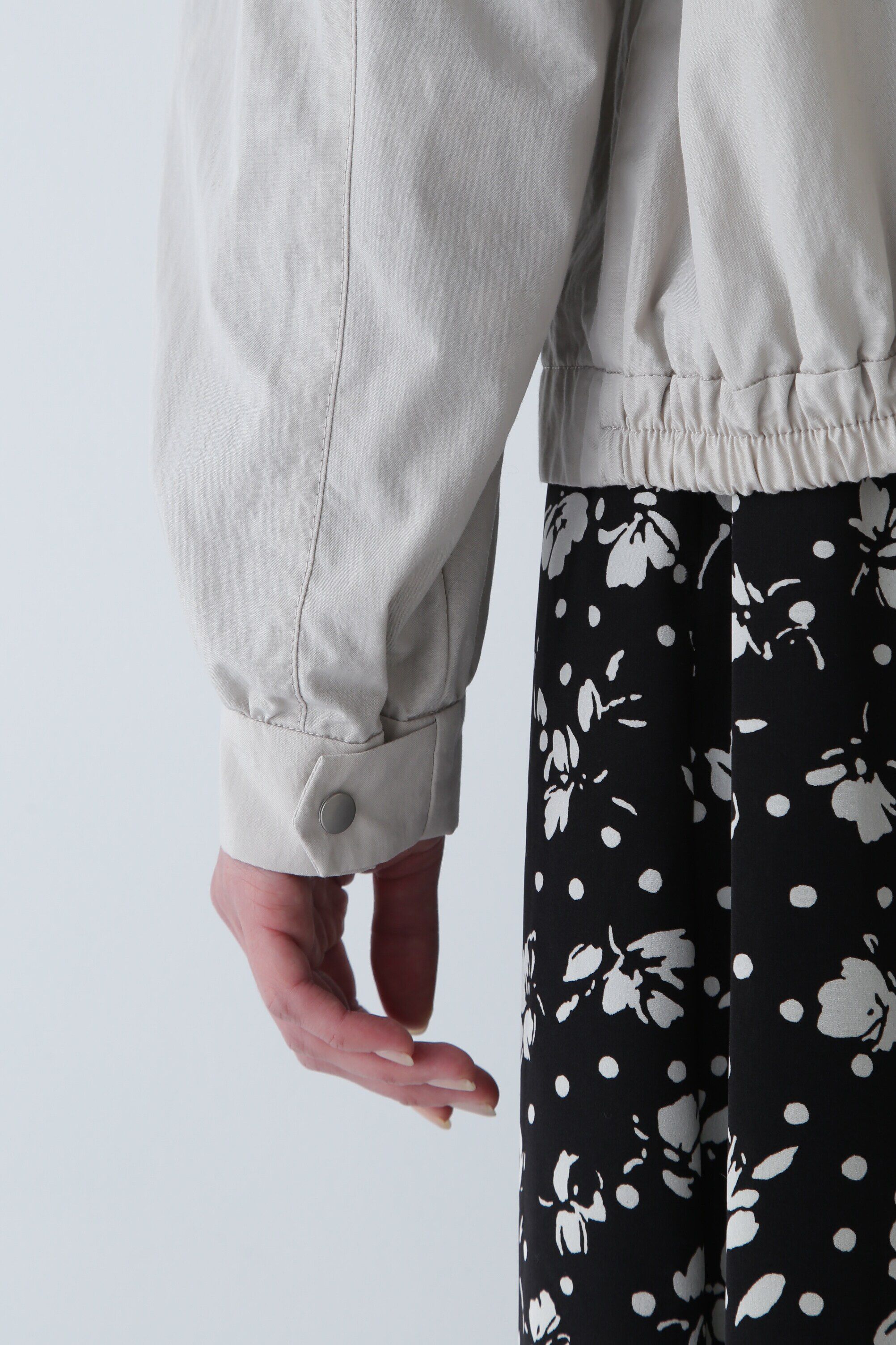  「◆ノーカラーショートブルゾン」|ブルゾン・スタジャン|