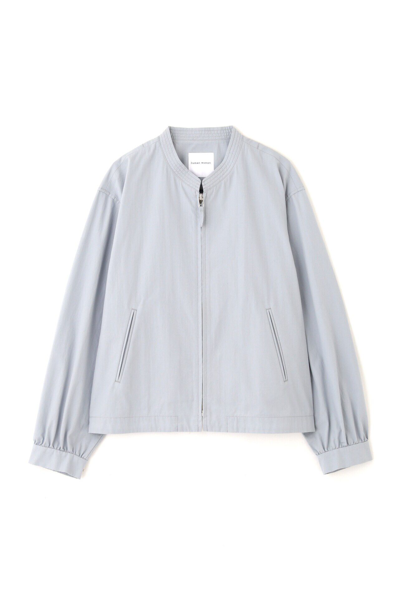  「◆ノーカラーショートブルゾン」|ブルゾン・スタジャン|