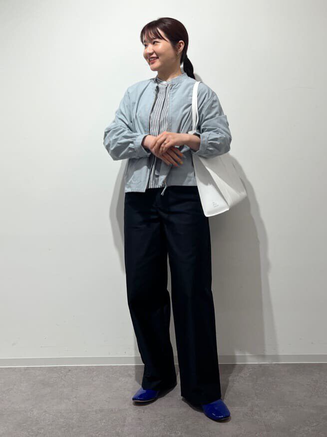  「◆ノーカラーショートブルゾン」|ブルゾン・スタジャン|