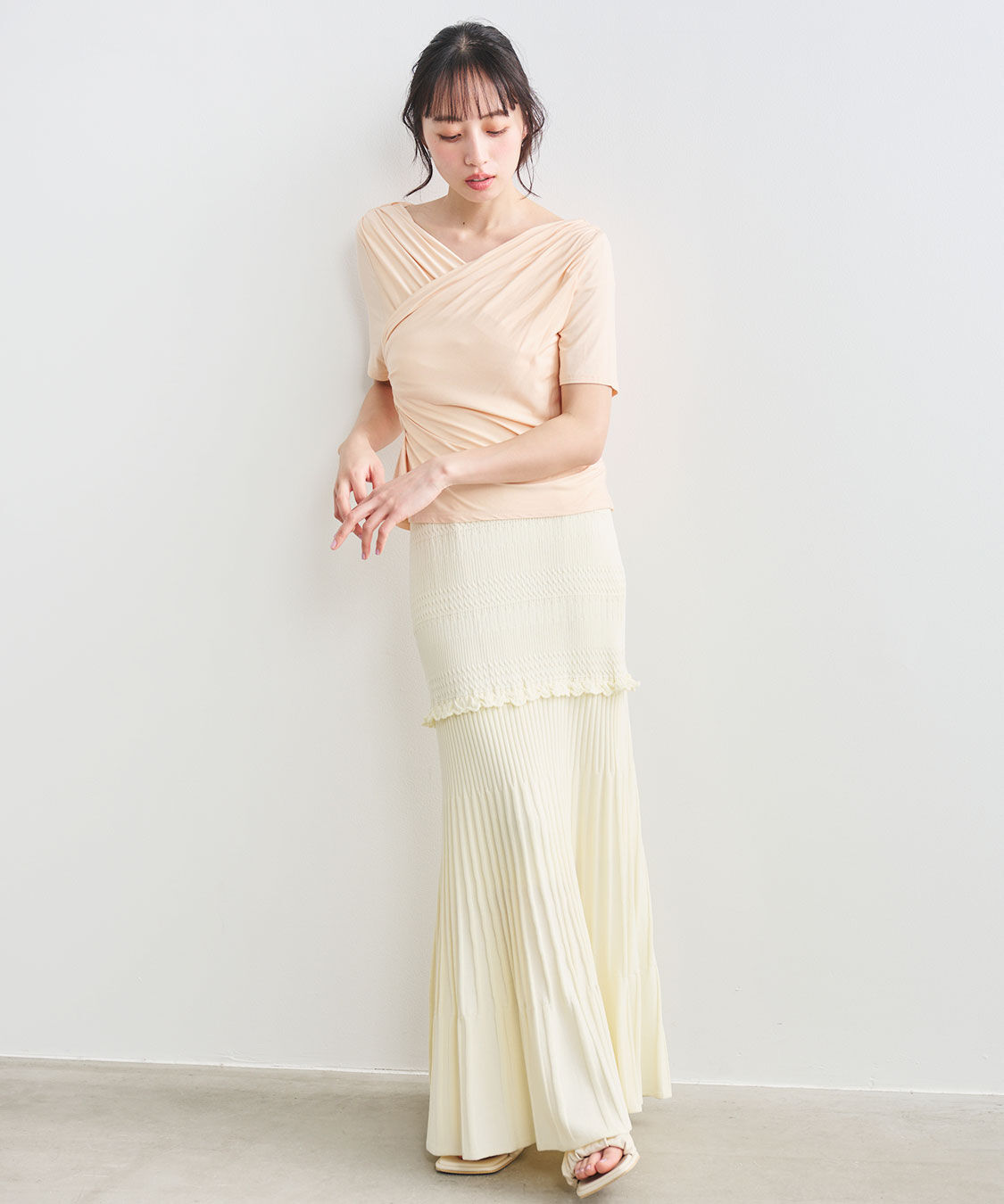 COCO DEAL「タックスリットプルオーバー」|Tシャツ・カットソー|