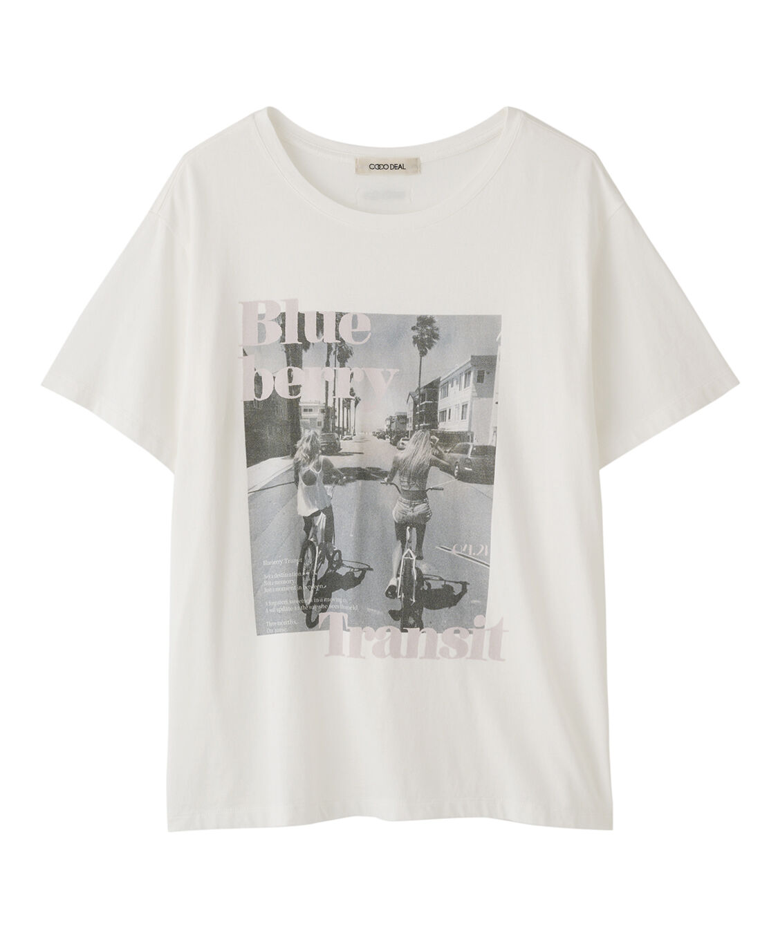 COCO DEAL「フライヤーグラフィックTシャツ」|Tシャツ・カットソー|