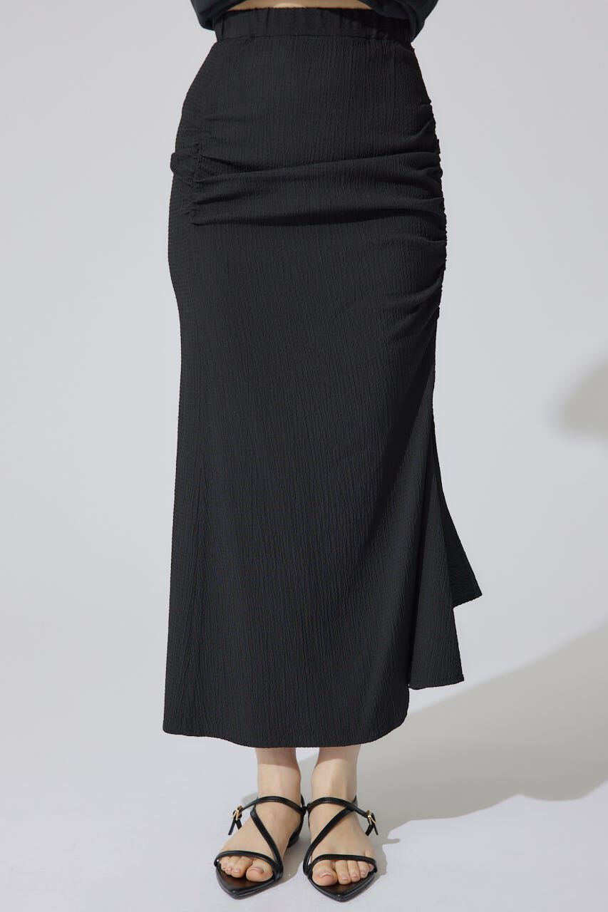 rienda「ギャザーマーメイドジャストウエストスカート」|スカート|