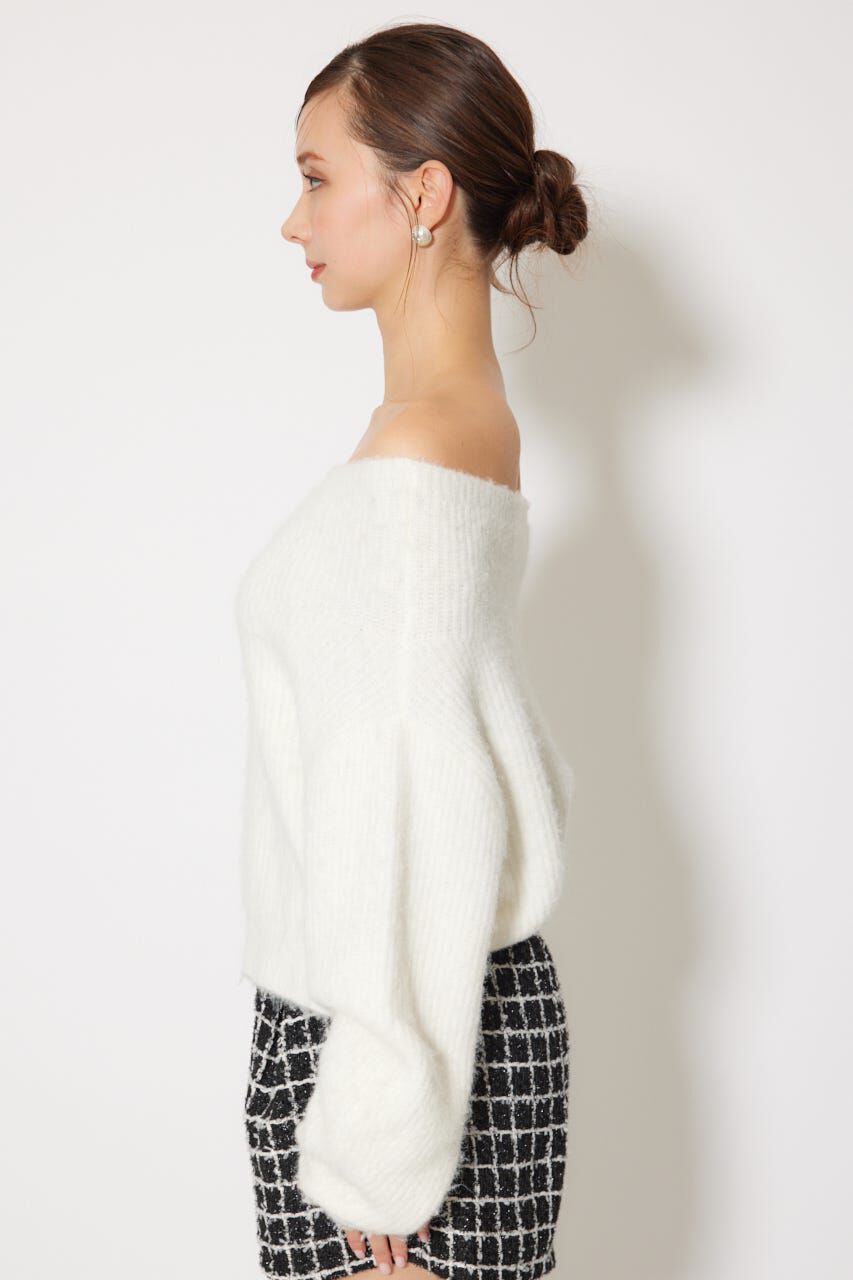 rienda「オフショルニットトップス」|ニット・セーター|