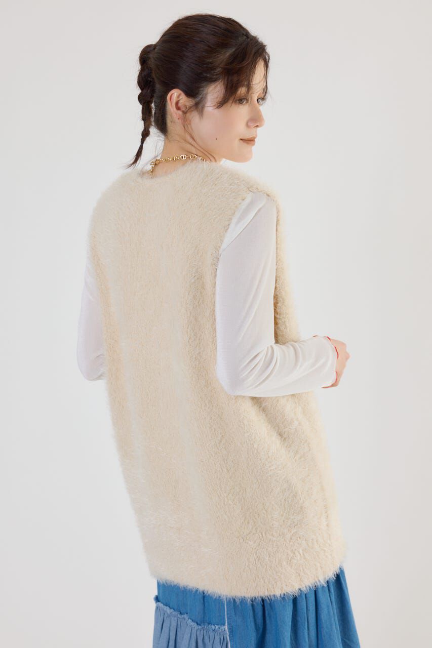 RODEO CROWNS「シャギーニットベスト」|ニット・セーター|