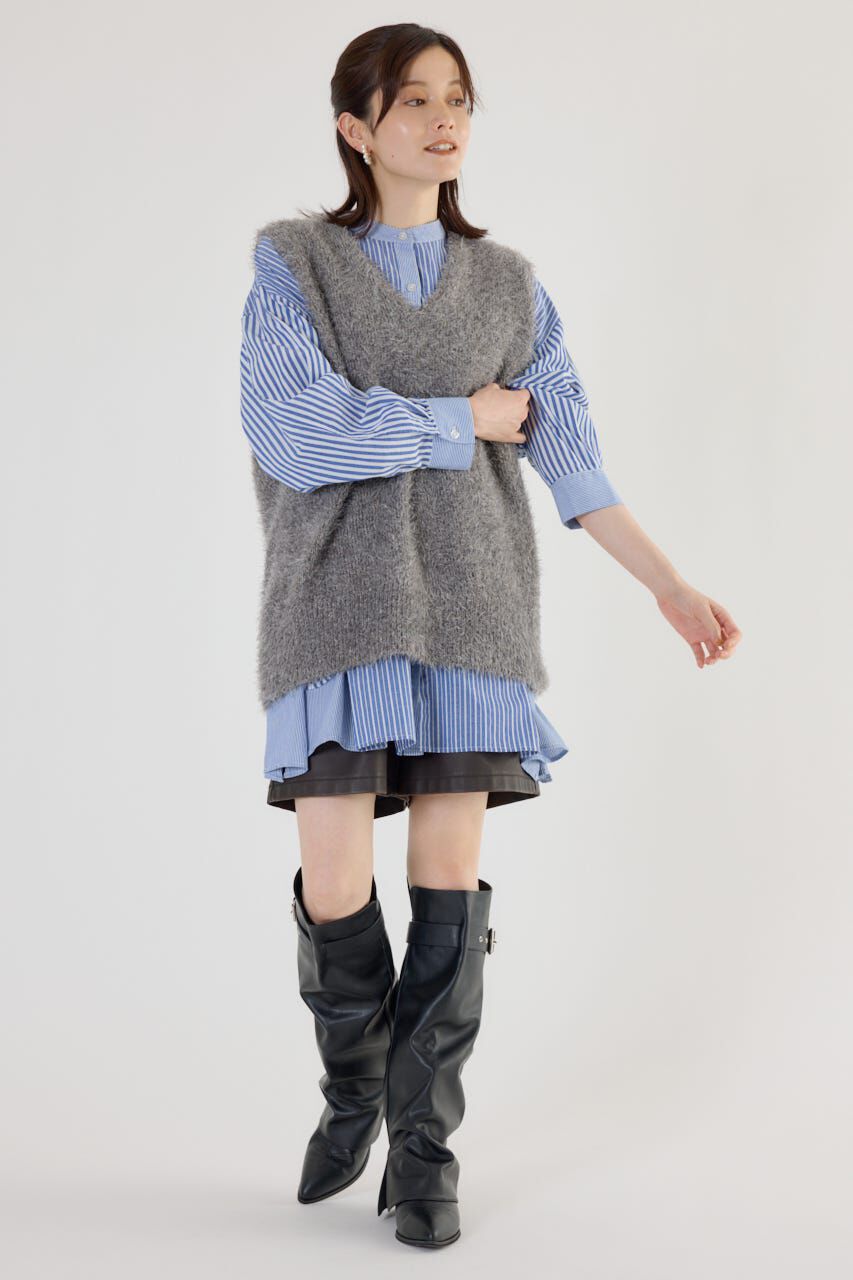 RODEO CROWNS「シャギーニットベスト」|ニット・セーター|