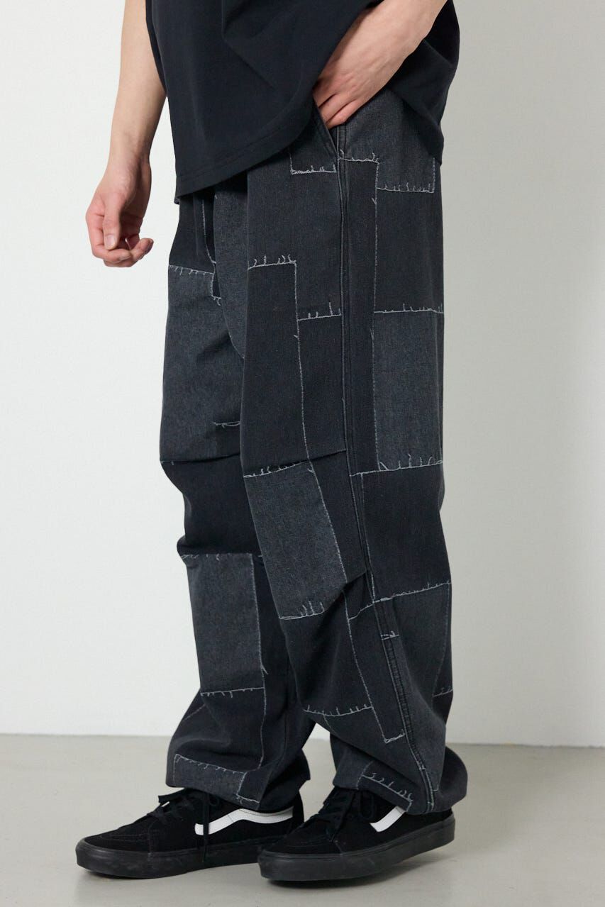 RODEO CROWNS「パッチパターンデニムパンツ」|デニム|