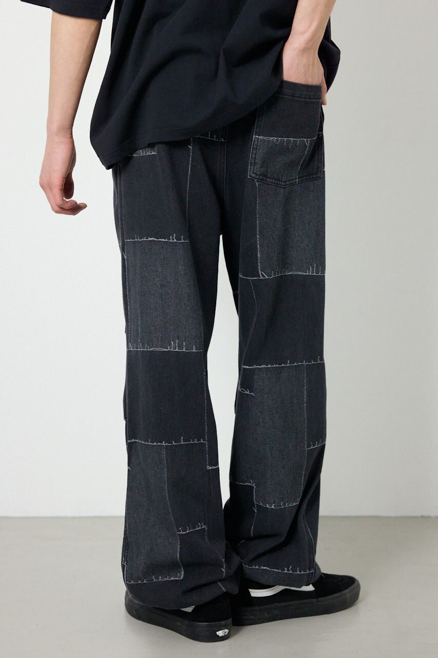 RODEO CROWNS「パッチパターンデニムパンツ」|デニム|