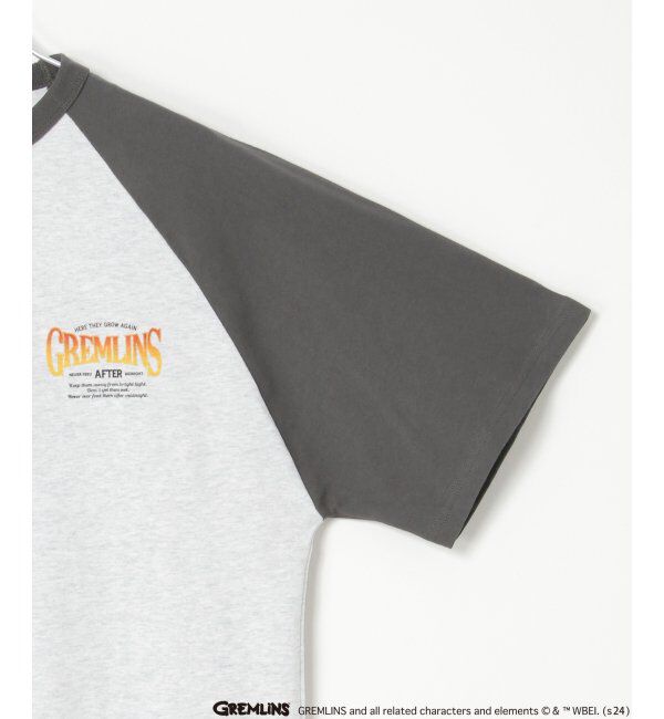 VENCE share style「GREMLINS グレムリン ラグランプリントTシャツ」|Tシャツ・カットソー|