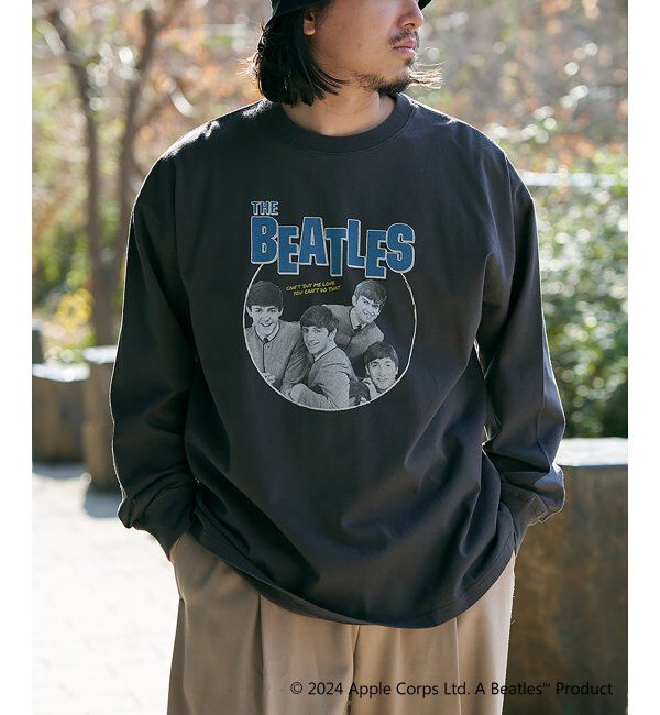 VENCE share style「THE BEATLES ザ ビートルズ サークルフォトロンＴ」|Tシャツ・カットソー|チャコール