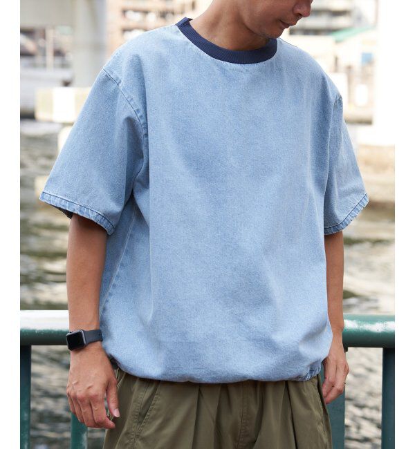 VENCE share style「デニムTシャツ」|Tシャツ・カットソー|