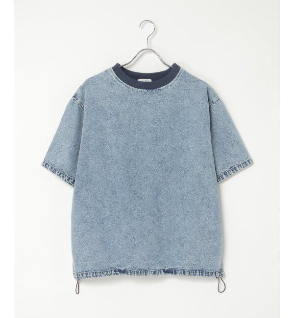 VENCE share style「デニムTシャツ」|Tシャツ・カットソー|