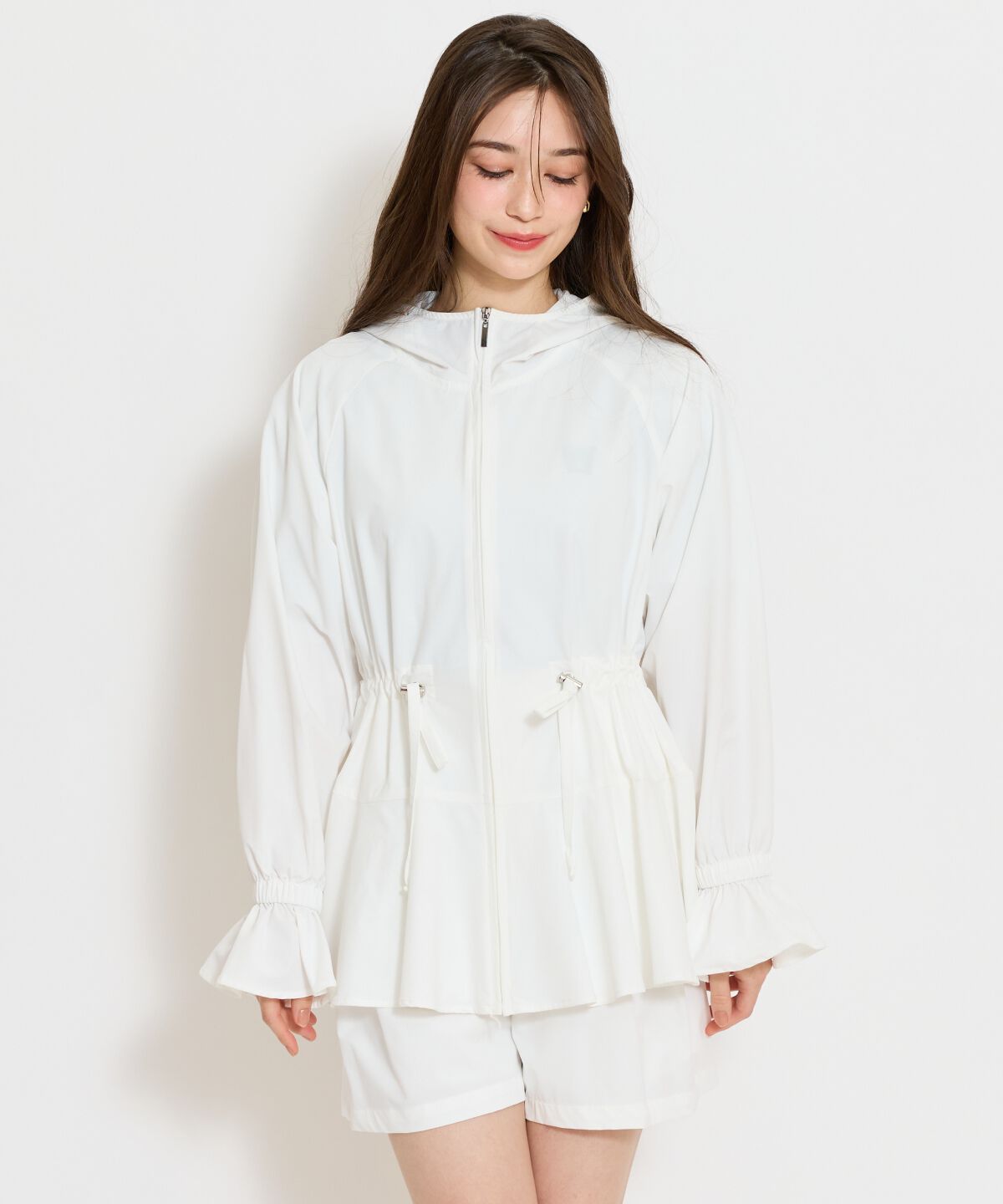 WILLSELECTION「UVカットペプラムブルゾン」|ブルゾン・スタジャン|