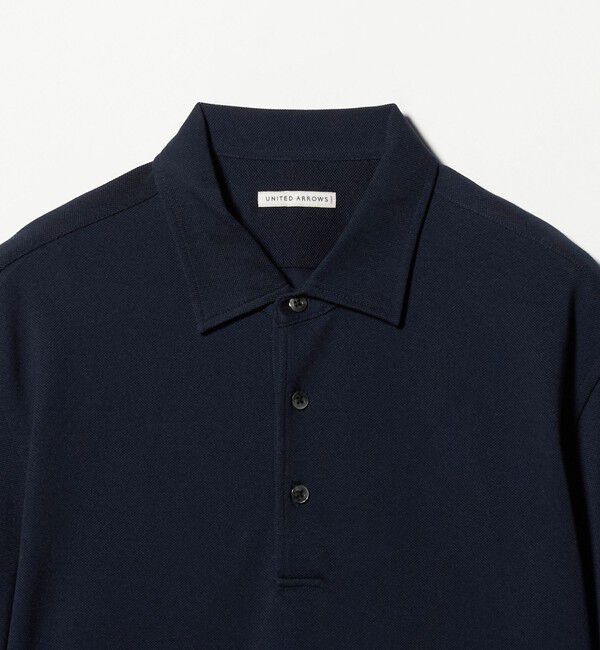 UNITED ARROWS「カノコ ワンピースカラー ポロシャツ COMFORT EASY-MODEL 抗菌防臭」|ポロシャツ|