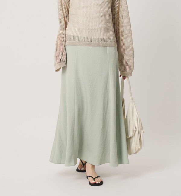 BEAUTY&YOUTH UNITED ARROWS「麻ブレンド バイアス フレアスカート ウォッシャブル」|フレア|