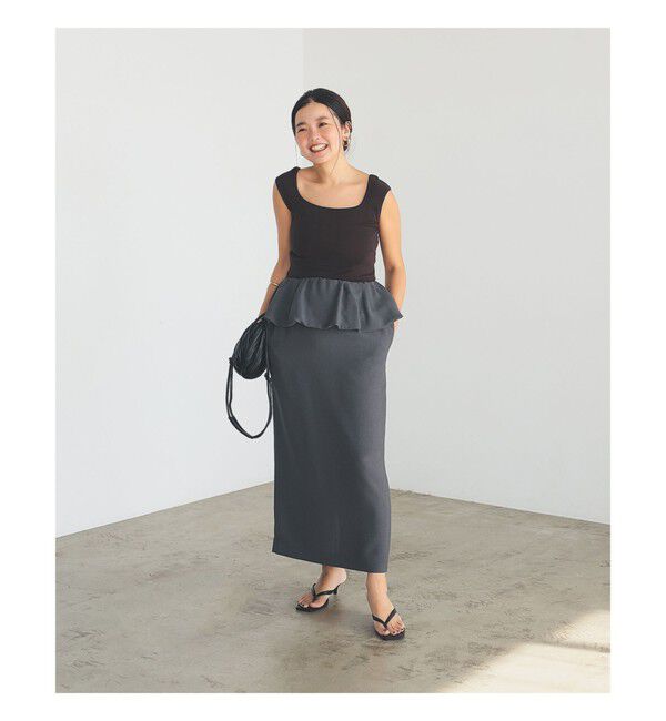 Demi-Luxe BEAMS 「リブニット タンクトップ」|ニット・セーター|