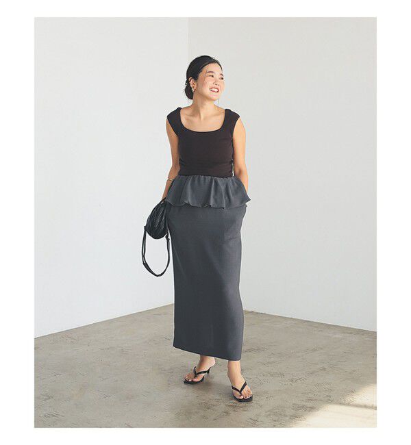 Demi-Luxe BEAMS 「リブニット タンクトップ」|ニット・セーター|