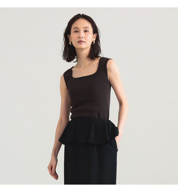 Demi-Luxe BEAMS 「リブニット タンクトップ」|ニット・セーター|