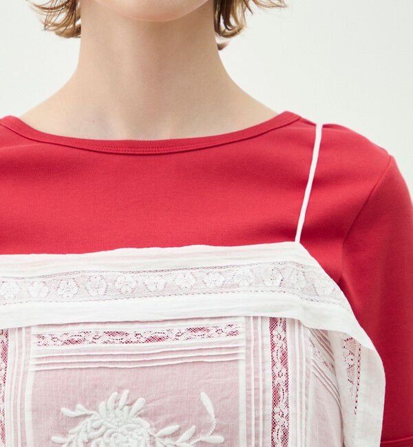 MACPHEE「ビンテージローン キャミソールブラウス」|キャミソール|