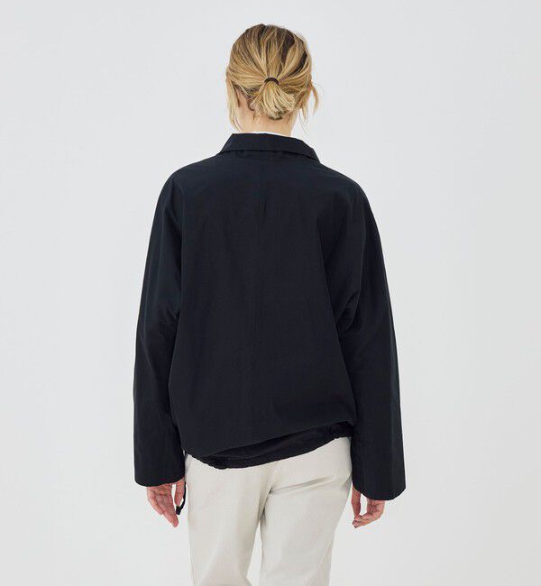 GALERIE VIE「ラスティックウーブン ドルマンスリーブブルゾン」|ブルゾン・スタジャン|