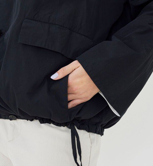 GALERIE VIE「ラスティックウーブン ドルマンスリーブブルゾン」|ブルゾン・スタジャン|