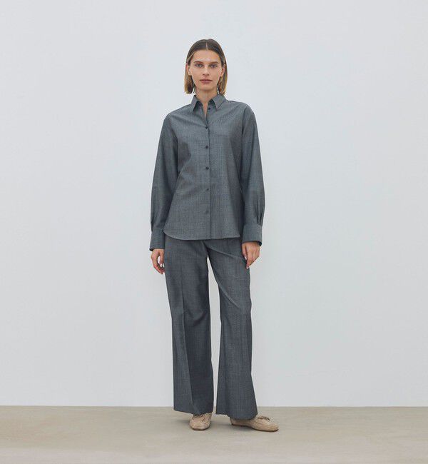 DES PRES「ウーステッドウールモヘヤ ドレスシャツ」|シャツ・ブラウス|