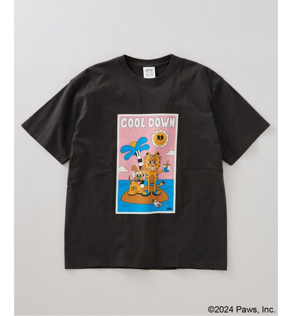 JOURNAL STANDARD「【Garfield &times; YEYE Weller】Tシャツ」|Tシャツ・カットソー|ブラック
