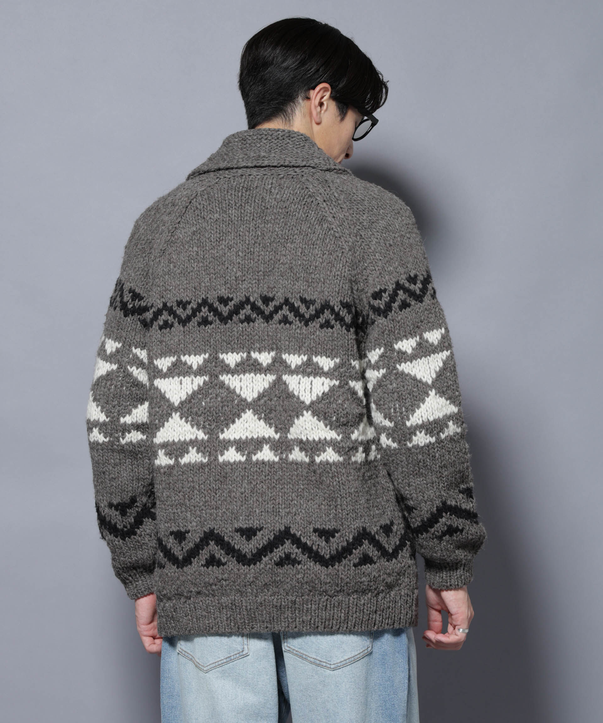 nano･universe「ペルー産カウチンセーター」|ニット・セーター|