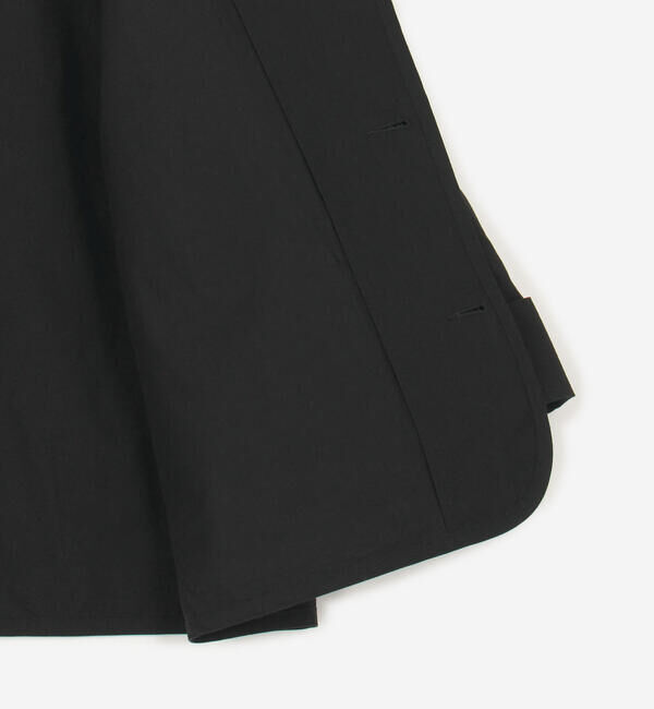 DANTON「DANTON | コットンリネンダンプ ノーカラージャケット WOMEN」|ノーカラージャケット|