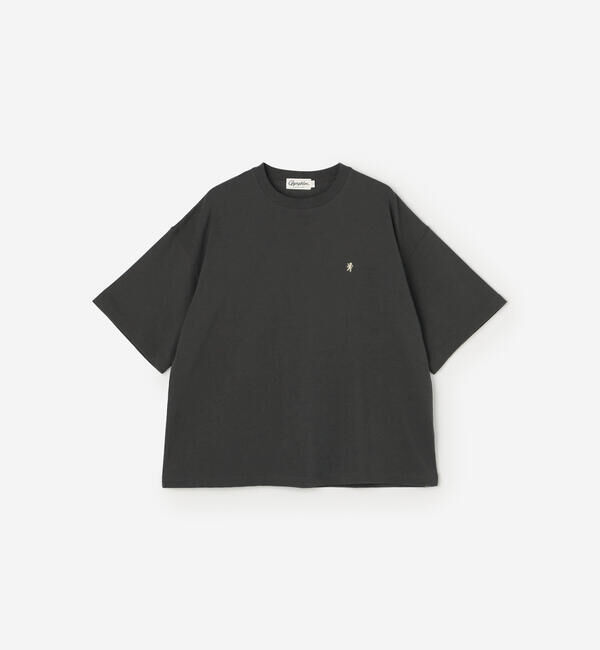 GYMPHLEX「Gymphlex | コットンジャージー クルーネック半袖Tシャツ MEN」|Tシャツ・カットソー|CHARCOAL