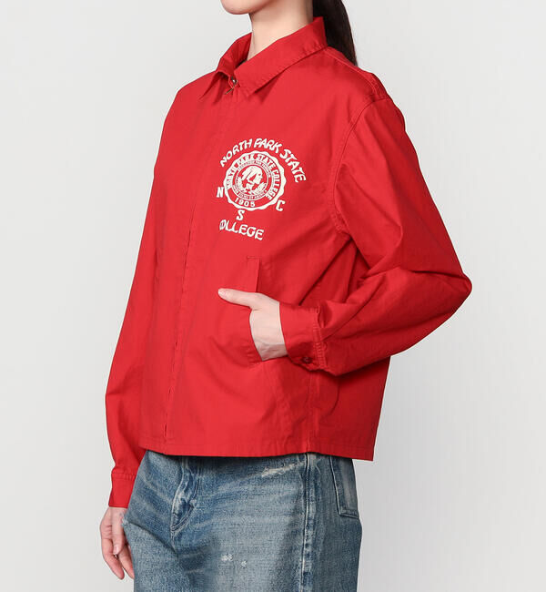  「WHITESVILLE | コットンポプリン スポーツジャケット WOMEN」|テーラードジャケット|