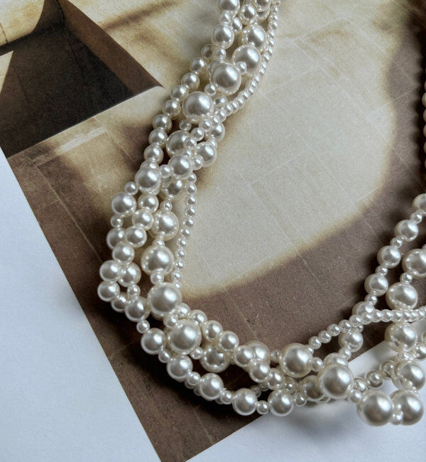  「ミックスパールネックレス」|ネックレス|