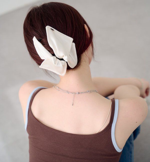  「【fiw.】チャームサテンリボンクリップ」|その他|