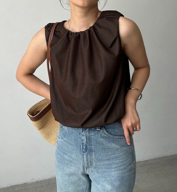  「【前後2WAY】ドロップリボンバルーンブラウス」|シャツ・ブラウス|