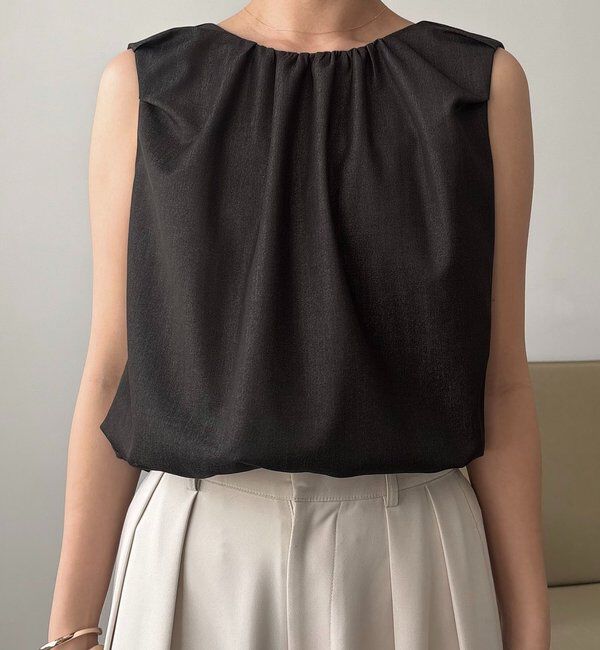  「【前後2WAY】ドロップリボンバルーンブラウス」|シャツ・ブラウス|