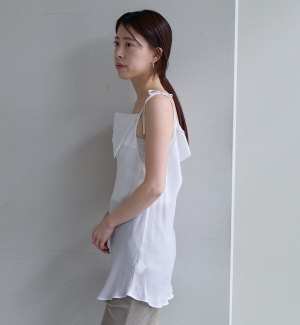  「キュプラドレープキャミ」|シャツ・ブラウス|