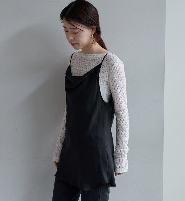  「キュプラドレープキャミ」|シャツ・ブラウス|