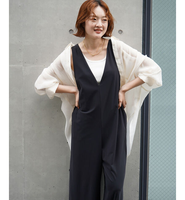 qualite「【大人シアーシャツ】バックスリットシアーシャツ」|シャツ・ブラウス|