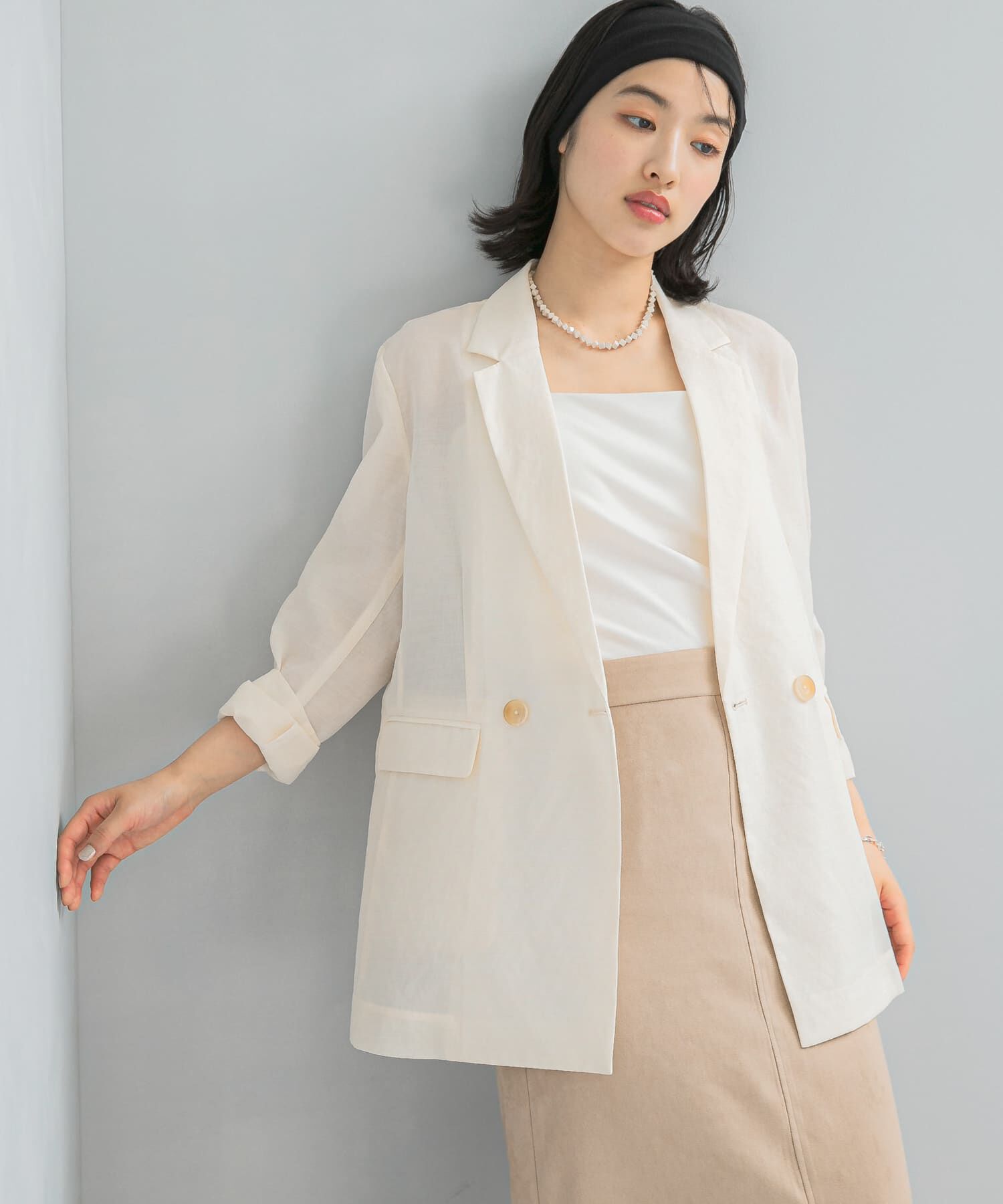 URBAN RESEARCH ROSSO「セミシアーテーラードジャケット」|その他|