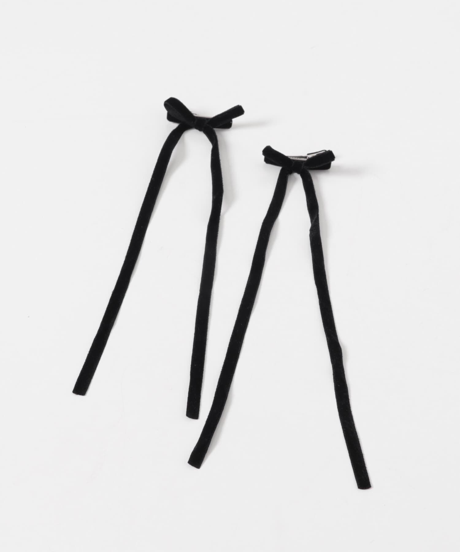 SMELLY「ベロアリボン2セットヘアピン」|その他|