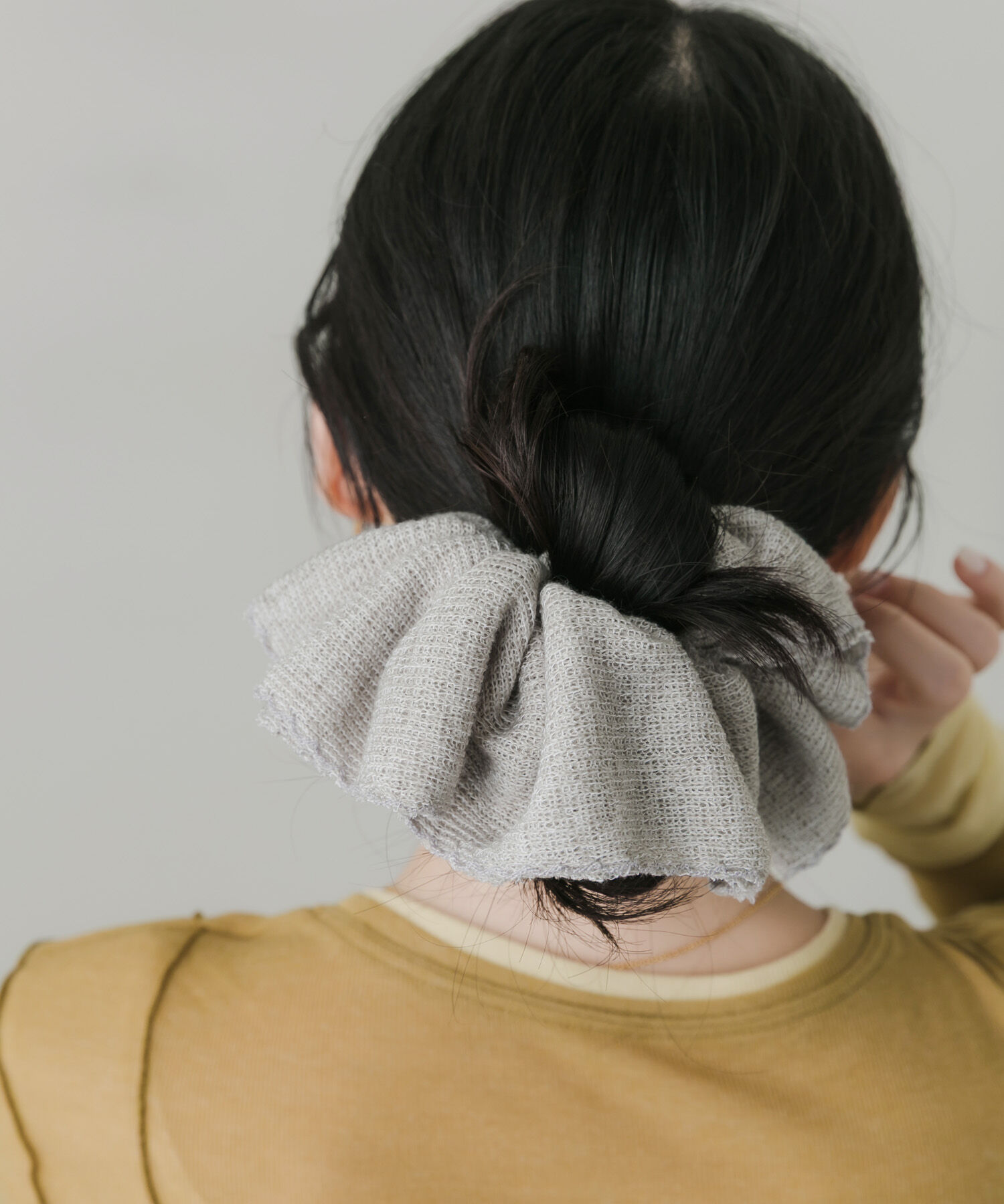 SMELLY「ニットボリュームシュシュ」|ヘアゴム・シュシュ|