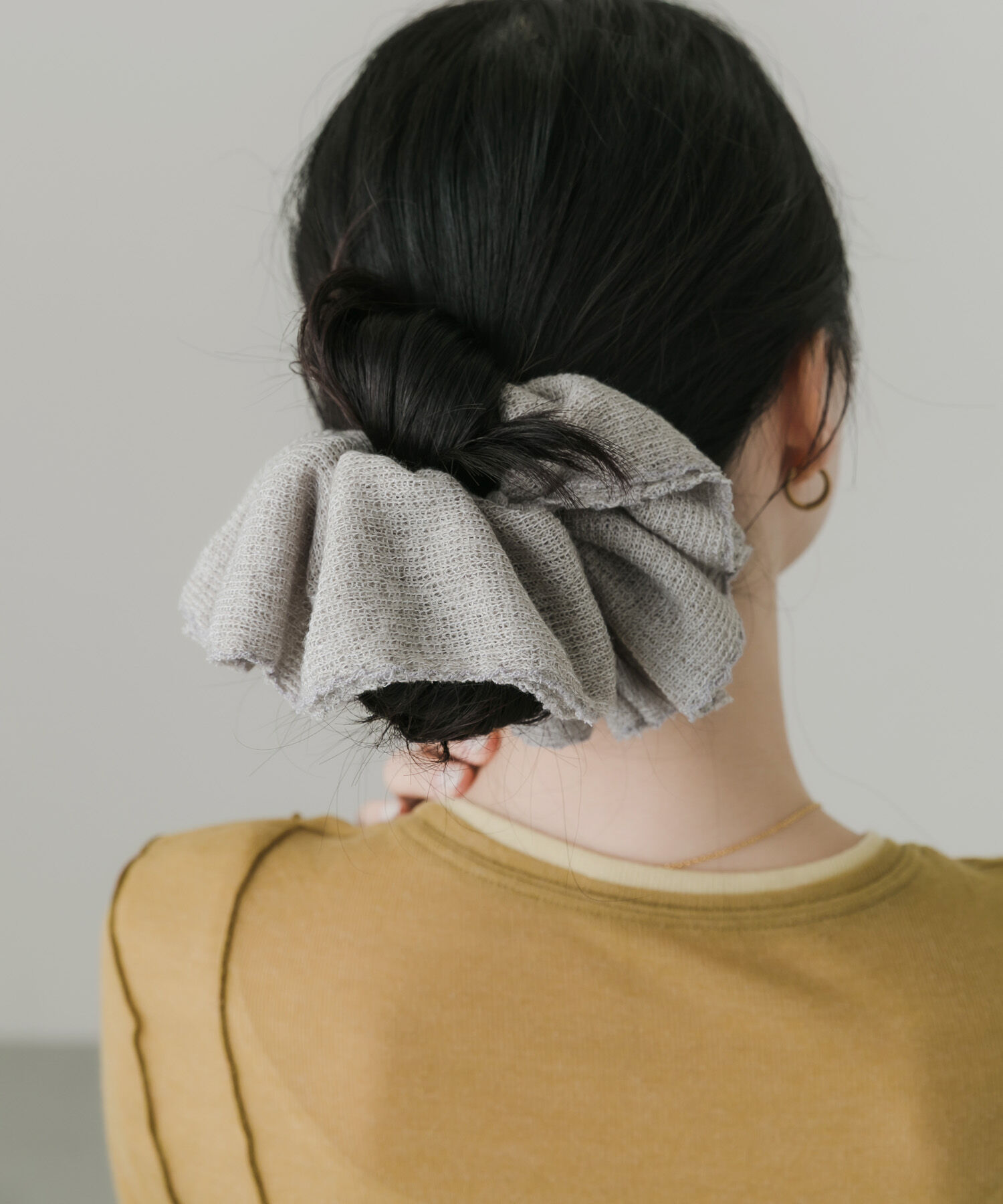 SMELLY「ニットボリュームシュシュ」|ヘアゴム・シュシュ|