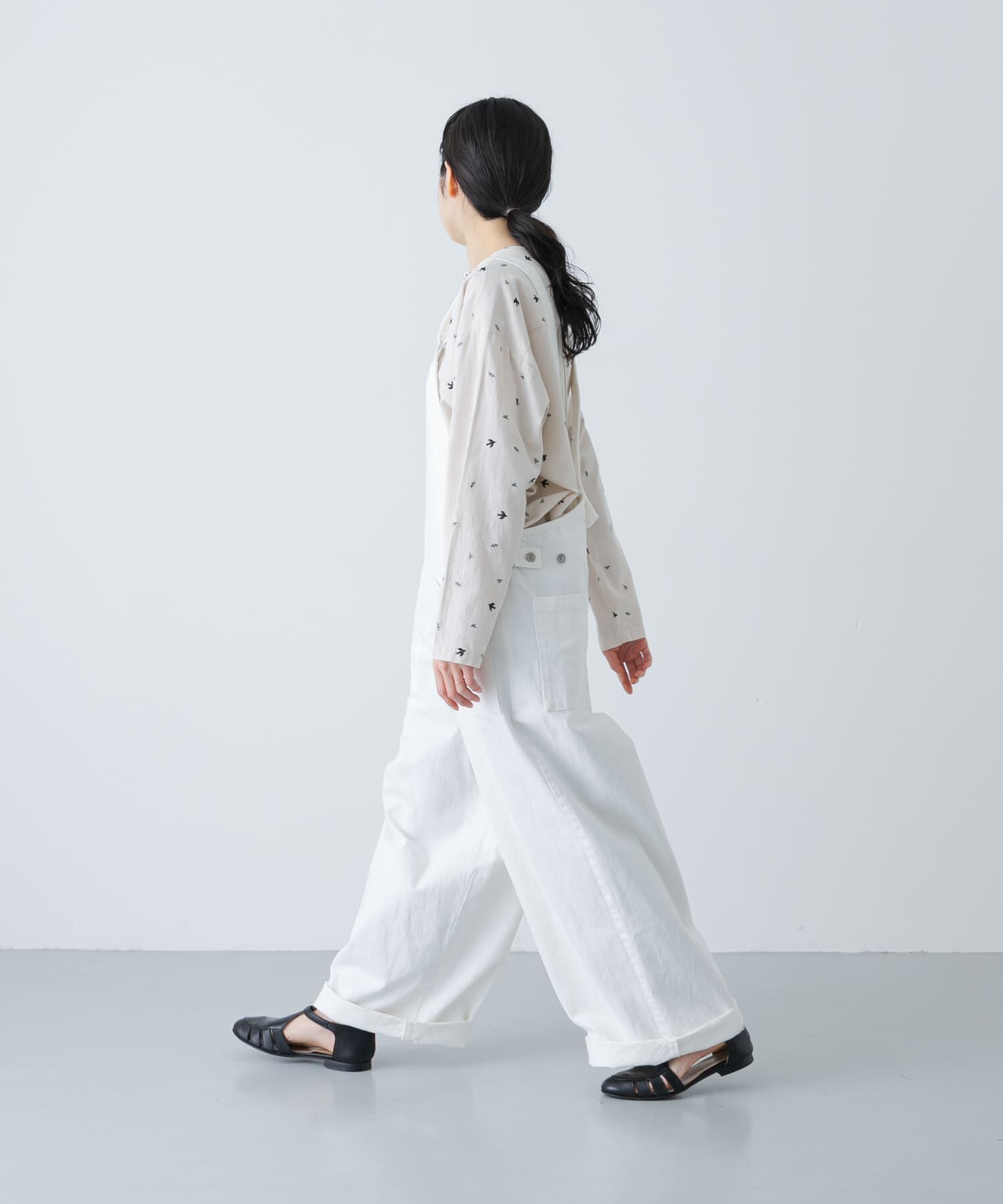 かぐれ「バッククロスサロペット」|スカート|