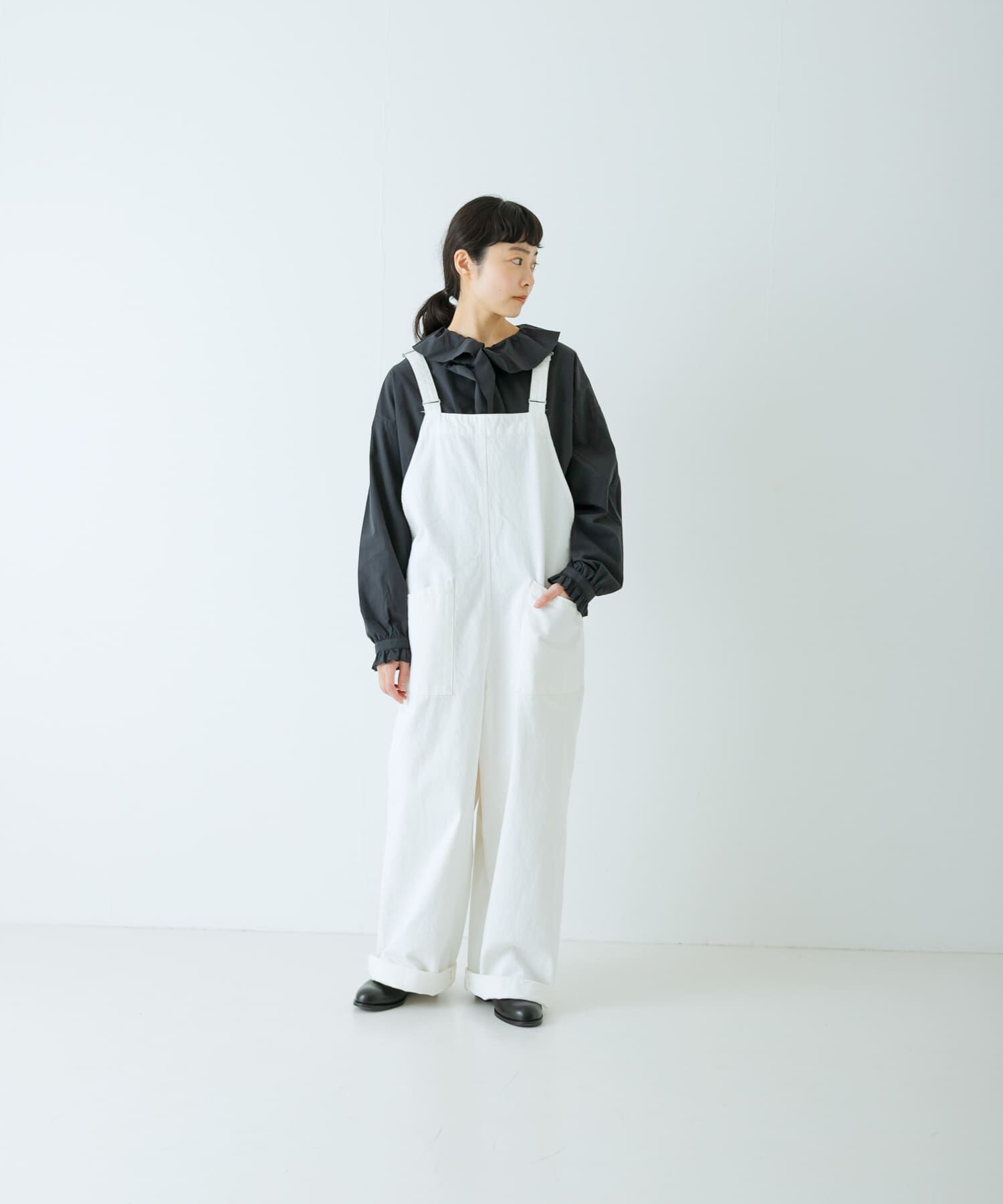 かぐれ「バッククロスサロペット」|スカート|