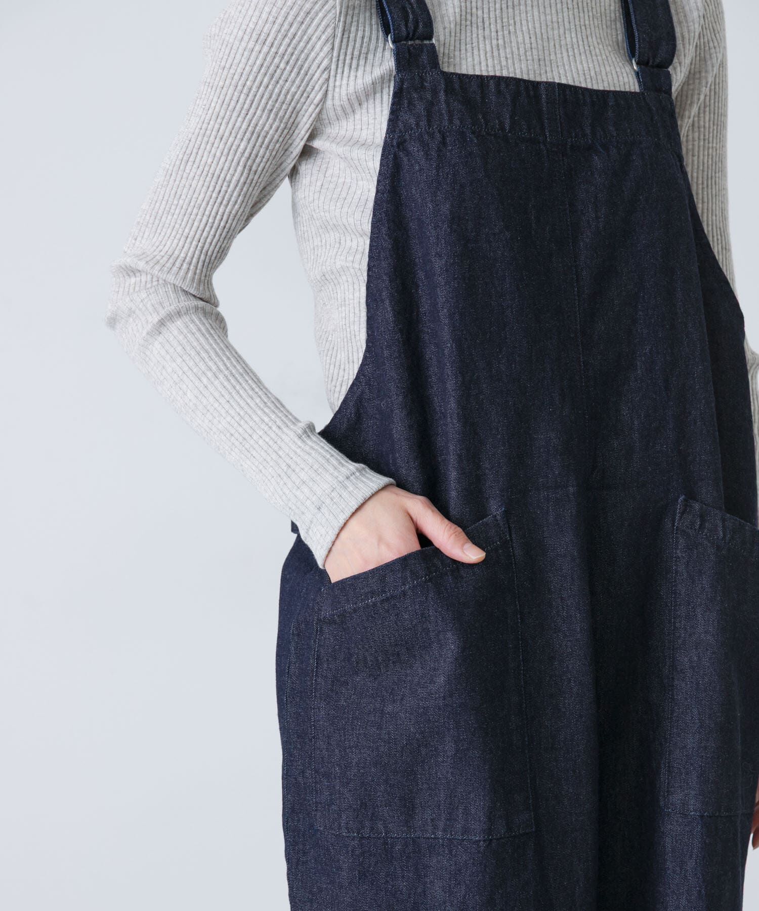 かぐれ「バッククロスサロペット」|スカート|