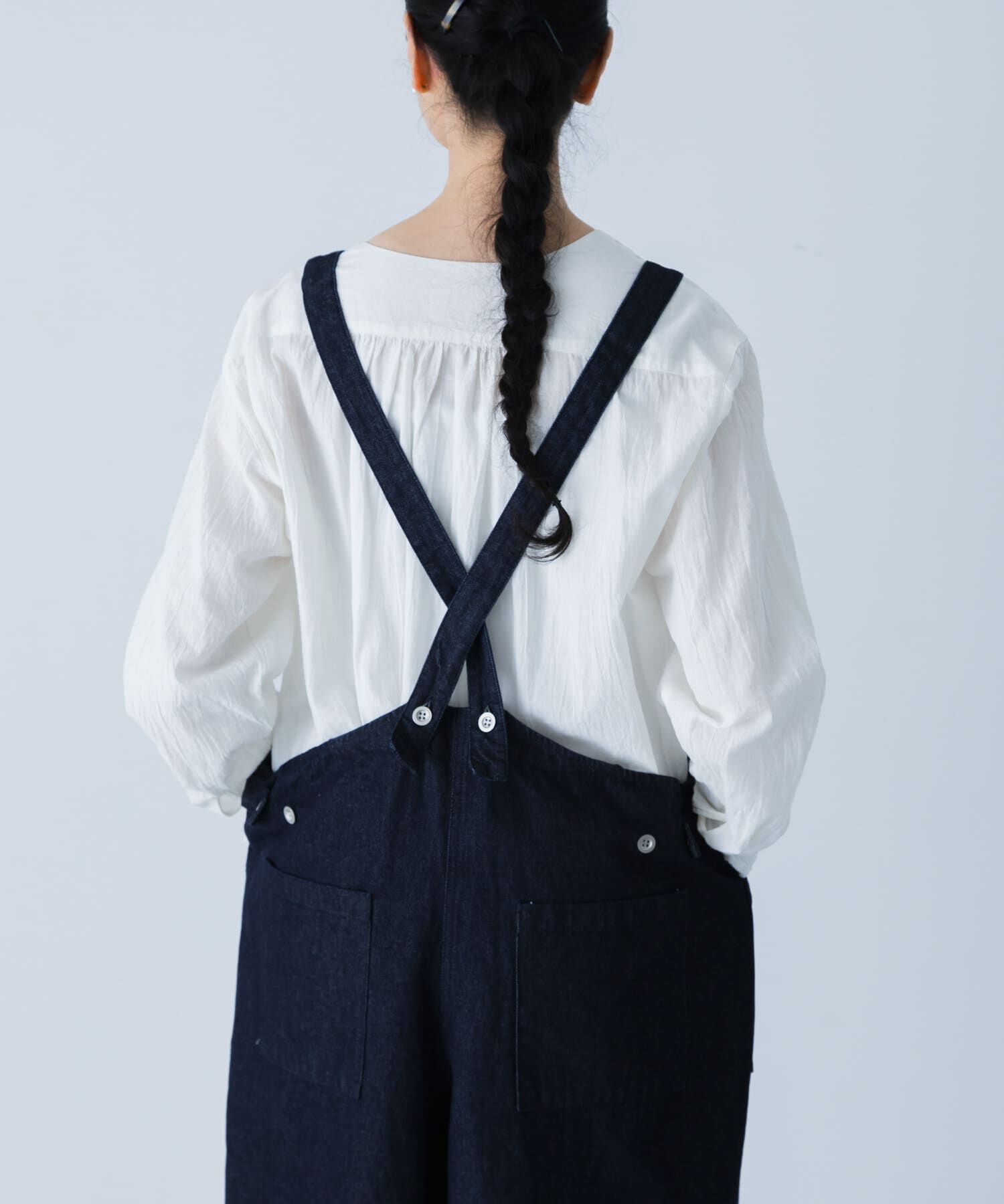 かぐれ「バッククロスサロペット」|スカート|