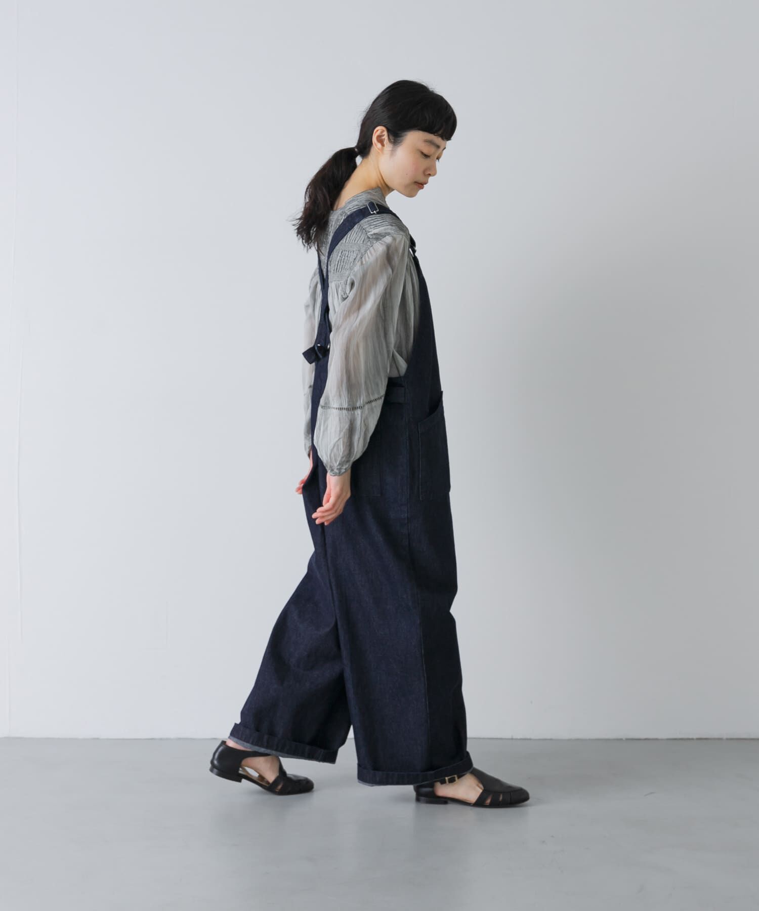 かぐれ「バッククロスサロペット」|スカート|